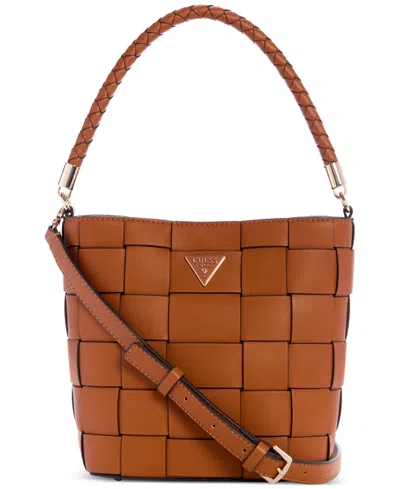 Guess Maylee Woven Bucket Bag