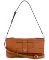 Guess Maylee Woven Flap Shoulder Bag