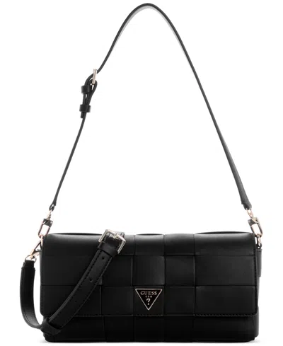 Guess Maylee Woven Flap Shoulder Bag