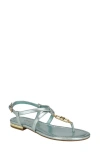 Guess Meaa Ankle Strap Sandal In Light Green