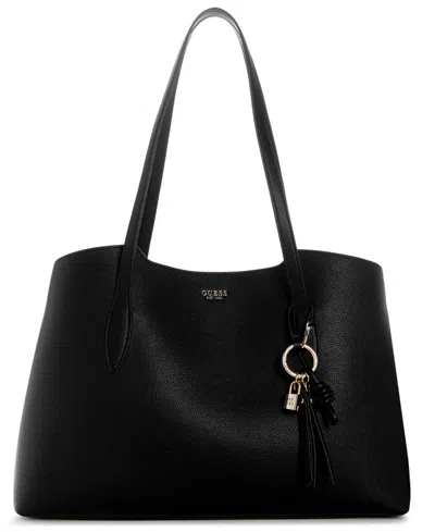 Guess Melody Extra-large Tote Handbag In Black