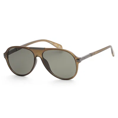 Guess Men's 57mm Green Sunglasses Gf0237-97n In Brown