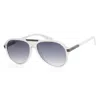 Guess Men's 57mm White Sunglasses Gf0237-27b In Multi