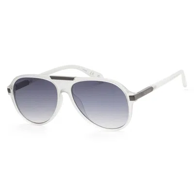 Guess Men's 57mm White Sunglasses Gf0237-27b In Multi