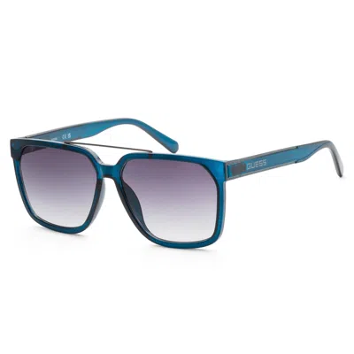 Guess Men's 60mm Blue Sunglasses Gf0253-90a