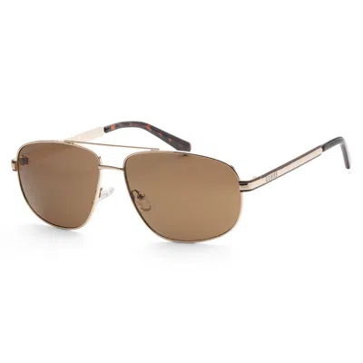 Guess Men's 60mm Gold Sunglasses Gf0244-32e