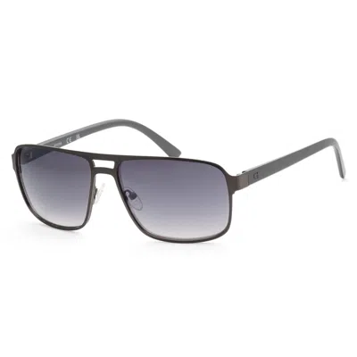 Guess Men's 60mm Grey Sunglasses Gf0192-09b In Black