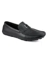 Guess Men's Alsto Ornamented Moc Toe Driving Loafers In Black