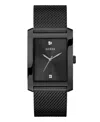 Guess Men's Analog Black Mesh Watch, 34mm