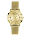Guess Men's Analog Gold Tone Mesh Watch 40mm In Gold Tone