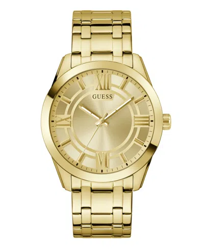 Guess Men's Analog Gold-tone Stainless Steel Watch, 44mm