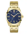Guess Men's Analog Gold-tone Stainless Steel Watch, 44mm