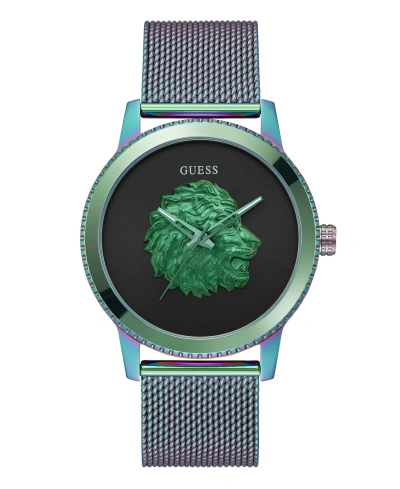 Guess Men's Analog Iridescent Mesh Watch 44mm