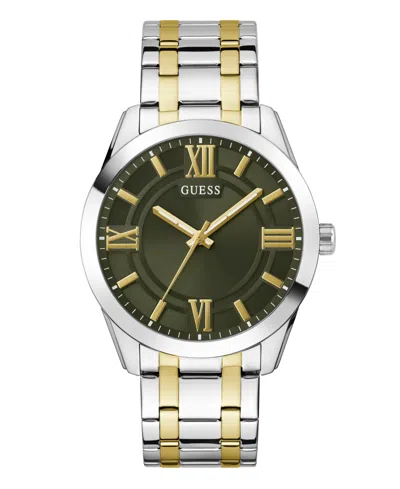 Guess Men's Analog Two-tone Stainless-steel Watch, 44mm