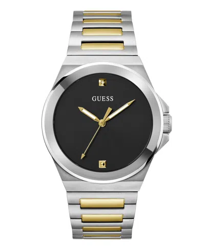 Guess Men's Analog Two-tone Stainless Steel Watch 44mm
