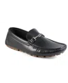 Guess Men's Ansto Logo Bit Detailed Driving Loafers In Black