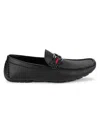 Guess Men's Aurolo Moc Toe Slip On Driving Loafers Men's Shoes In Black
