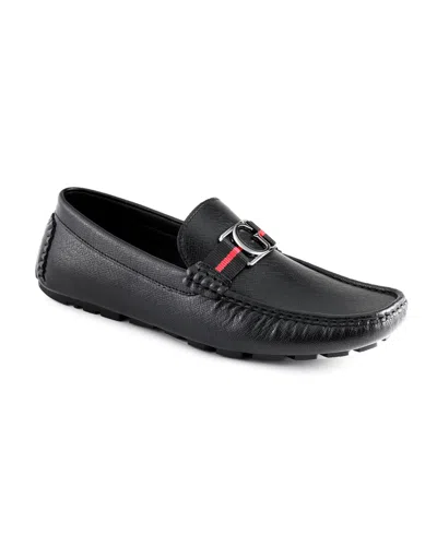 Guess Men's Askers Pod Driver With G Ornament Slip On Slippers In Black