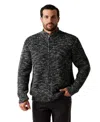 Guess Men's Austin Slub Full-zip Sweater In Black