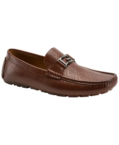 Guess Men's Ayova Dress Driving Loafers In Brown