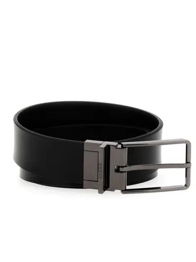 Guess Men's Belt  Bm7849p5435-bla Black In Orange