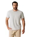 Guess Men's Blake Textured Crew Short-sleeve Knit T-shirt In Gray
