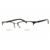 Guess Men's Brown Rectangular Eyeglass Frames Gu50191 In Transparent