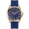 Guess Men's Champ Blue Dial Watch In Blue