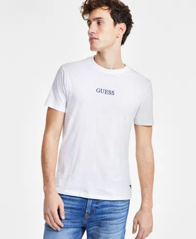 Guess Men's City Of Dreams Relaxed Fit Short Sleeve Crewneck Graphic T-shirt In Pure White