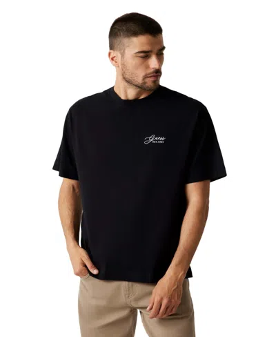 Guess Men's City Print Short-sleeve T-shirt In Black