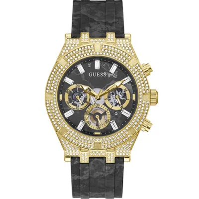 GUESS MEN'S CLASSIC BLACK DIAL WATCH