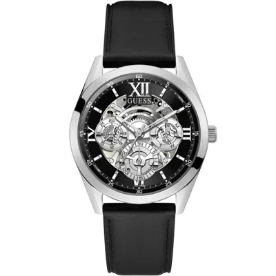 Guess Men's Classic Silver Dial Watch