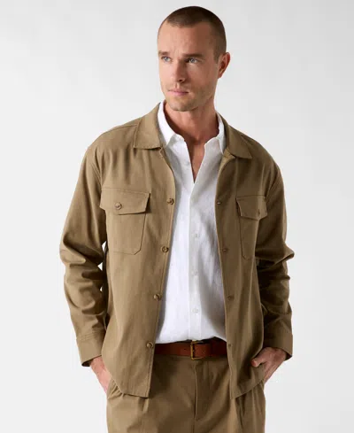 Guess Men's Coronado Long-sleeve Shirt In Brown