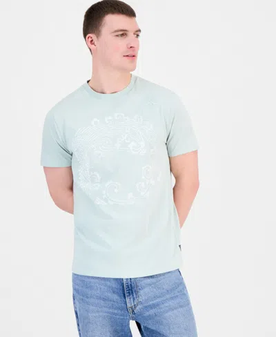 Guess Men's Crafted Wave T-shirt In Green