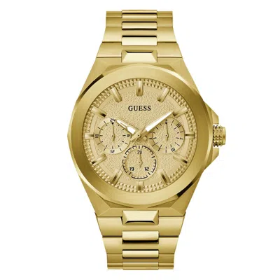Guess Men's Dashboard Gold Dial Watch