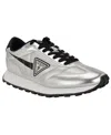 Guess Men's Dorion Lace Up Fashion Jogger Sneakers In Silver