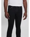 Guess Men's Eco Davis Black Wash Slim Straight Jeans In Black