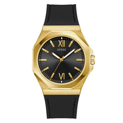 Guess Men's Emperor Black Dial Watch In Blue