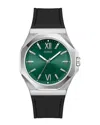 Guess Men's Emperor Green Dial Watch In Multi