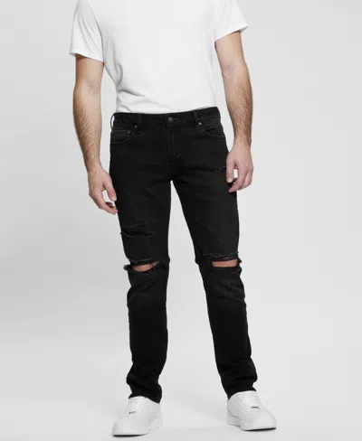 Guess Men's Finnley Black Tapered Jeans