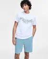 Guess Men's Baron Textured Knit Shorts In Pure White