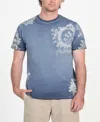Guess Men's Floral T-shirt In Blue