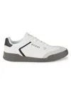 Guess Men's Frollo Logo Low-top Sneakers In Light Gray