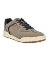 Guess Men's Frollo T-toe Lace Up Fashion Sneakers In Taupe