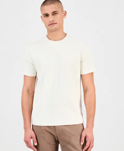 Guess Men's Garrett Quatro Q Short Sleeve T-shirt In White