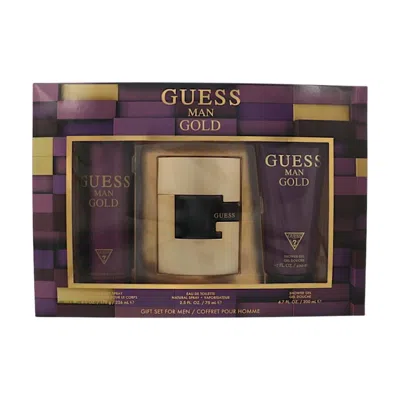 Guess Men's Gold Gift Set Fragrances 085715327994