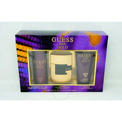Guess Men's Gold Gift Set Fragrances 085715329387 In Gold / White