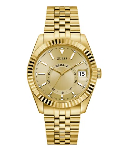 Guess Men's Gold Tone Multi-function Date Watch, 42mm