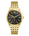 Guess Men's Gold Tone Multi-function Watch, 42mm In Gold