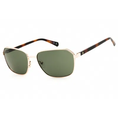 Guess Gu00156h Rectangular Metal Frame Sunglasses In Gold